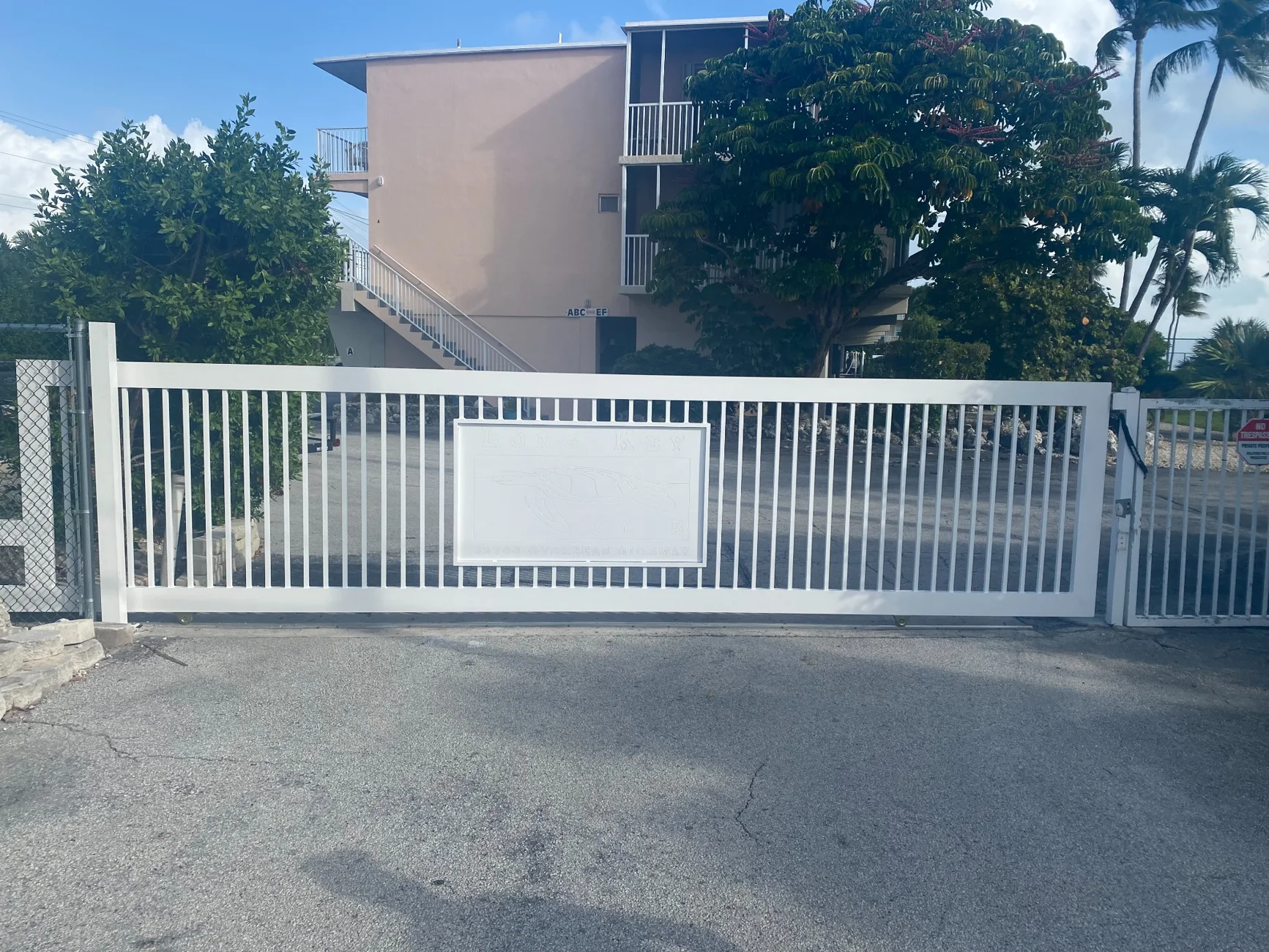 Commercial gate installation project